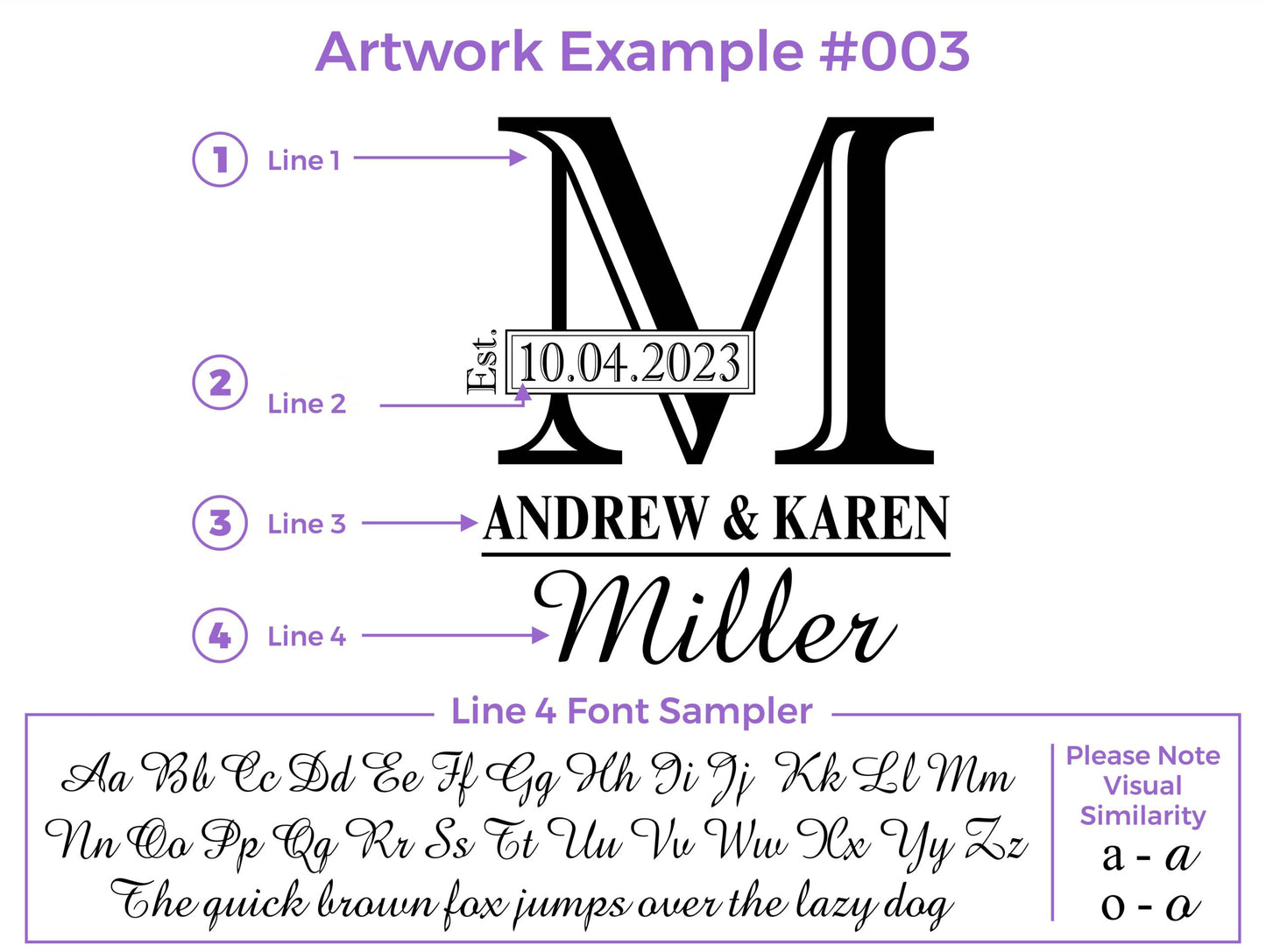 Classic Couples Monogram