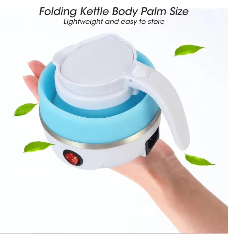 600ml Foldable Silicone Travel Kettle – Portable & Leakproof