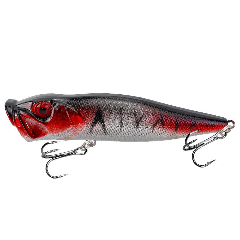 Topwater Popper Fishing Lure 9cm 12.5g – Hard Bait for Bass & Pike