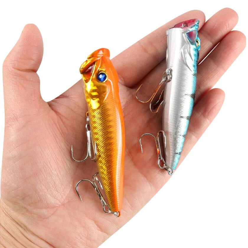 Topwater Popper Fishing Lure 9cm 12.5g – Hard Bait for Bass & Pike