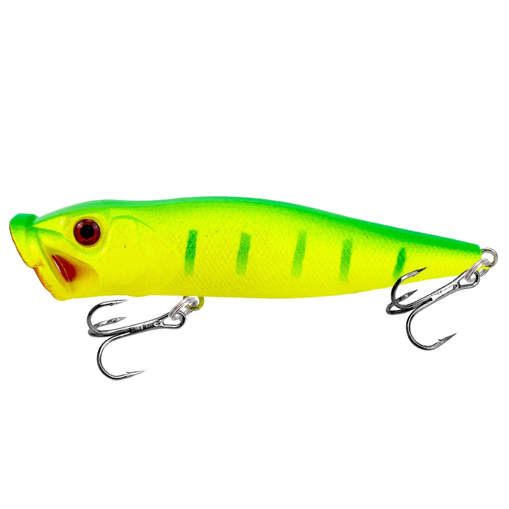 Topwater Popper Fishing Lure 9cm 12.5g – Hard Bait for Bass & Pike