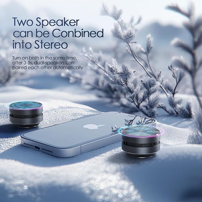 Mini Bone Conduction TWS Bluetooth Speaker – Stereo & FM Radio