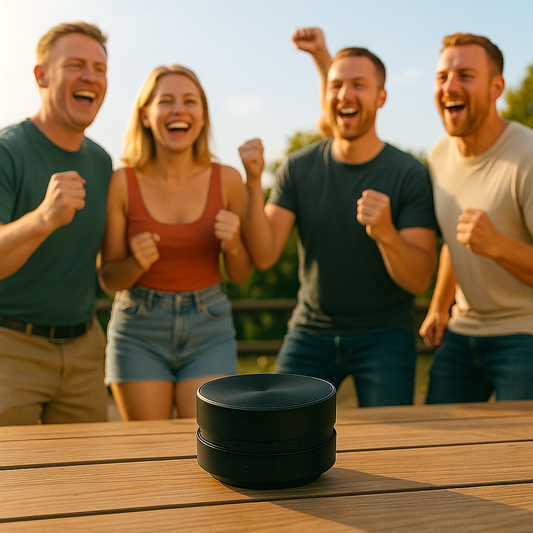 Mini Bone Conduction TWS Bluetooth Speaker – Stereo & FM Radio