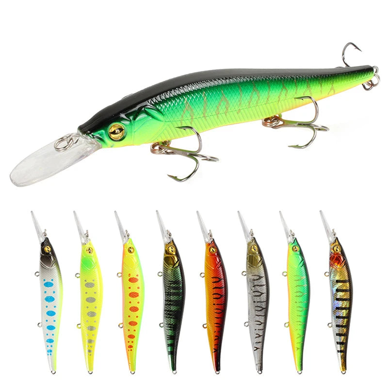 Floating Minnow Crankbait 13.5cm 15.8g – Hard Bait for Bass & Pike
