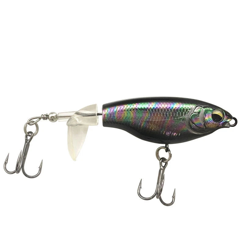 Whopper Plopper Topwater Popper Lure 7.5cm 6.5g – Rotating Tail Hard Bait