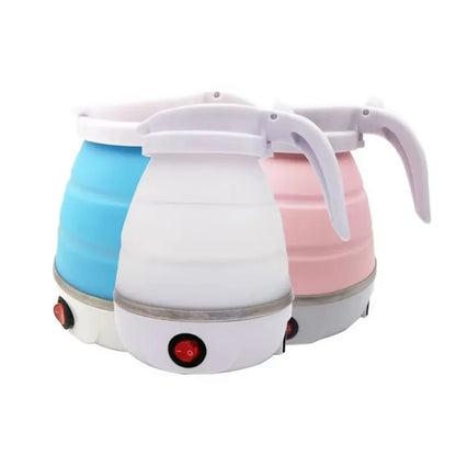 600ml Foldable Silicone Travel Kettle – Portable & Leakproof