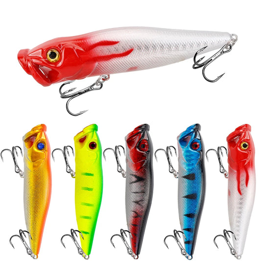 Topwater Popper Fishing Lure 9cm 12.5g – Hard Bait for Bass & Pike
