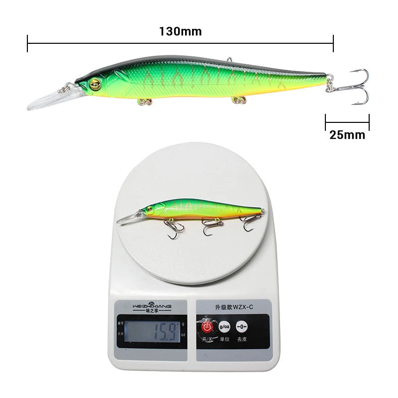 Floating Minnow Crankbait 13.5cm 15.8g – Hard Bait for Bass & Pike